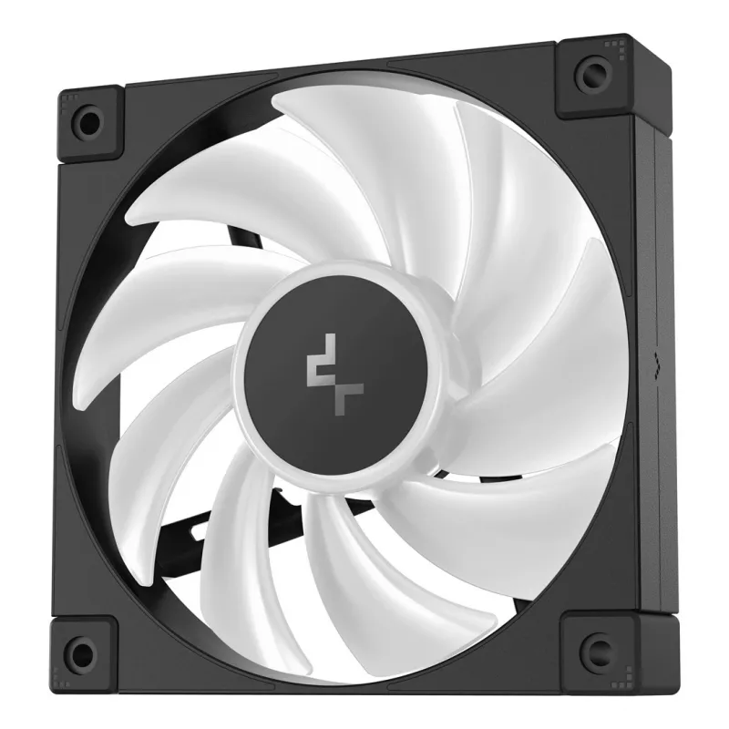 Ventiliatorių rinkinys DeepCool FD12 ARGB-3 in 1 12 cm juodas baltas 3 vnt. Maksimalus oro slėgis 2.56 mmH2O