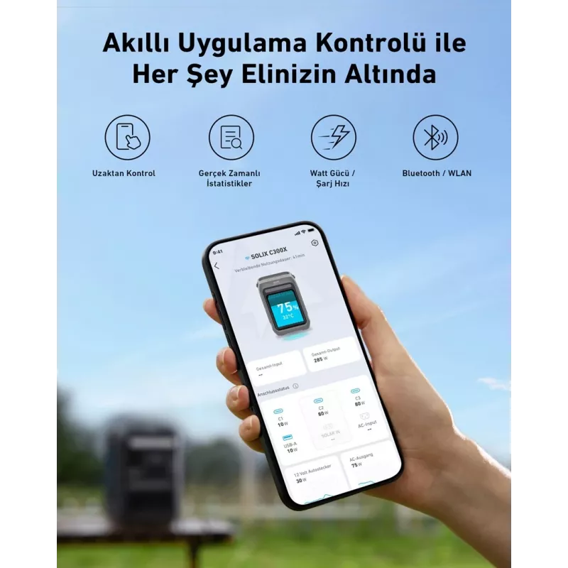 Nešiojama elektrinė Anker SOLIX C300X 90000 mAh LiFePO4