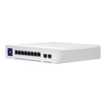 Ubiquiti UniFi Enterprise 8 PoE valdomas L3 2,5G eterneto jungiklis (100/1000/2500) su PoE nerūdijančiu plienu
