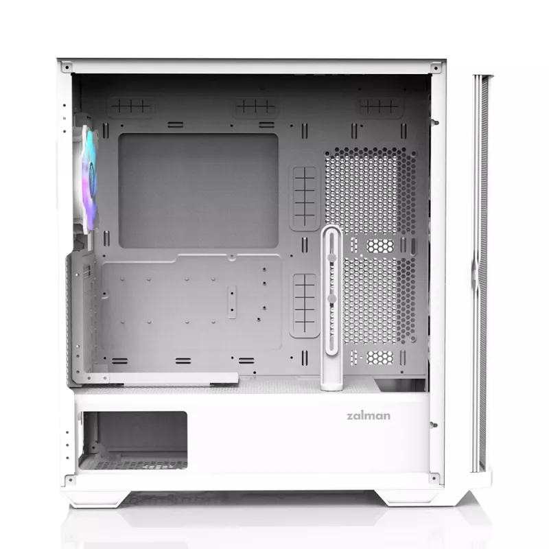 Zalman Z10 DUO ATX korpusas baltas su ZM-IF120 x4 ventiliatoriais