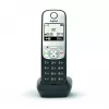 Gigaset A690HX analoginis/DECT telefonas su skambučio numerio atpažinimu, juodas/sidabrinis
