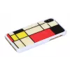 iKins Mondrian telefono dėklas iPhone XS/X (baltos spalvos), K1624H