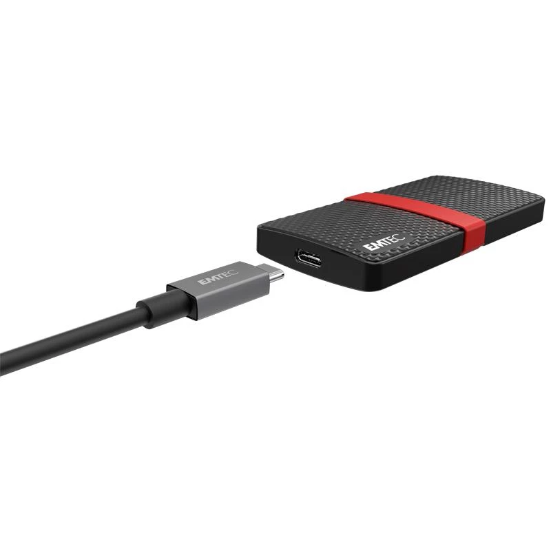 SSD Emtec X200 1TB nešiojamas USB Type-C 3.2 Gen 1