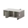 Staliukas kavos cama meble ALMA 100×55×55 cm, stačiakampis smėlio spalvos stalviršis, kashmyras