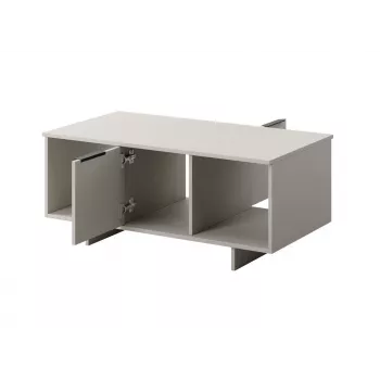 Staliukas kavos cama meble ALMA 100×55×55 cm, stačiakampis smėlio spalvos stalviršis, kashmyras