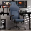 Žaidimų kėdė Thunder X3 TEGC-2071101.B1 – ergonomiška moderni mėlyna, reguliuojamas aukštis ir atlošas