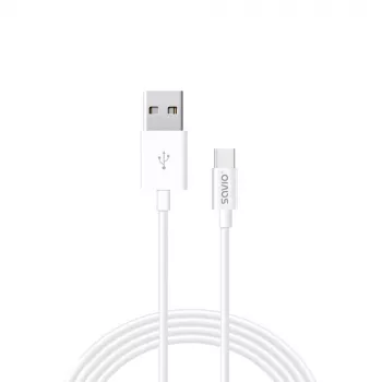 Savio CL-125 USB kabelis USB 2.0 1 m USB A USB C Baltas