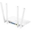 Stalininis maršrutizatorius Cudy WR1200 dviejų juostų Wi‑Fi 5 (802.11ac) 867 Mbit/s, 4x RJ‑45 LAN, baltas