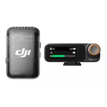 Belaidis mikrofonų rinkinys DJI Mic 2 juodas