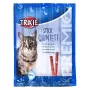 Kačių skanėstai Trixie Premio Sticks rūkyta lašiša su upėtakiu, papildomas pašaras, 5 x 5 g (25 g)