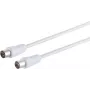Koaksialinis antenos kabelis ShiverPeaks 80015 100% ekranuotas, suderinamas su BK, 75 dB slopinimas