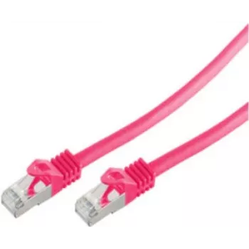 Tinklo kabelis ShiverPeaks BS75513-M Rožinis 3m Cat7 S/FTP