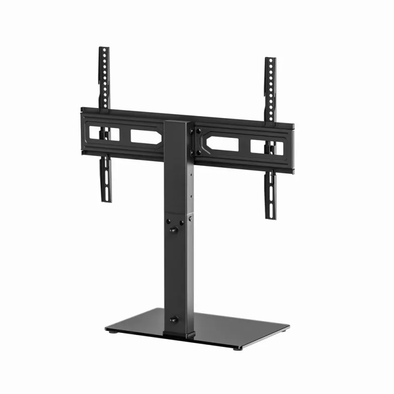 Grindinis TV stovas GEMBIRD TVS-D75S-01 37–75 colių, plieninis, reguliuojamas aukštis ir pakreipimas, VESA 75x75–600x400, 40 kg