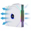 120 mm ARGB PWM belaidis LCD korpuso ventiliatorius Lian Li UNI FAN TL su LCD ekranu
