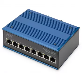 Nevaldomas jungiklis Digitus DN-651121 8 prievadų Gigabit Ethernet PoE