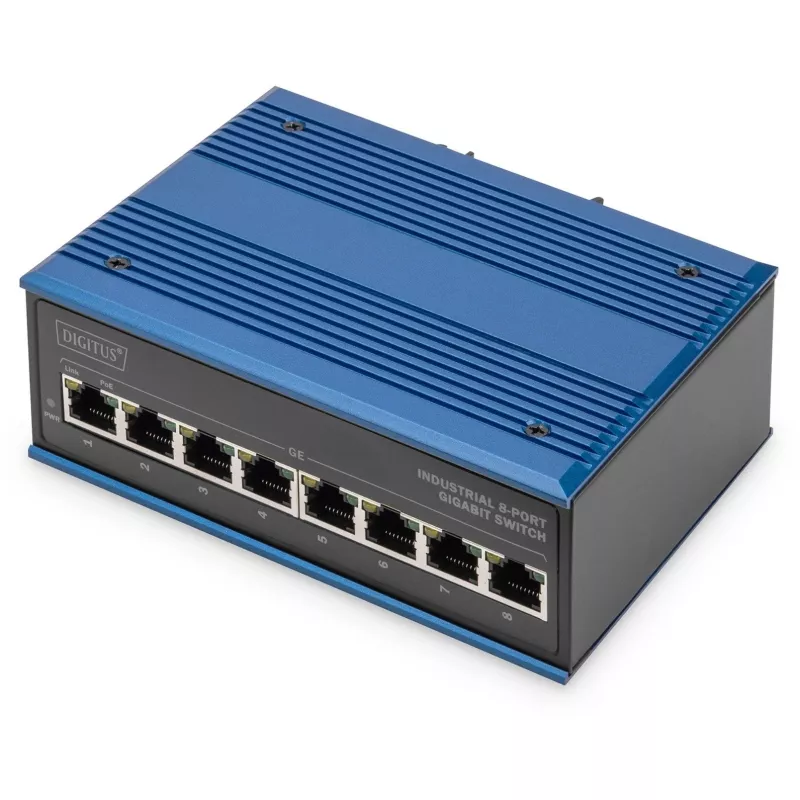 Nevaldomas jungiklis Digitus DN-651121 8 prievadų Gigabit Ethernet PoE