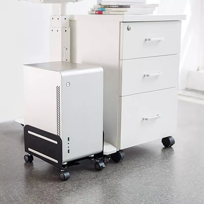 Mobilioji platforma MACLEAN MC-851 – juoda, 119×260×128 mm, max apkrova 10 kg