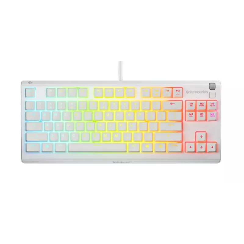 Klaviatūra „SteelSeries Apex 3 TKL US“, balta