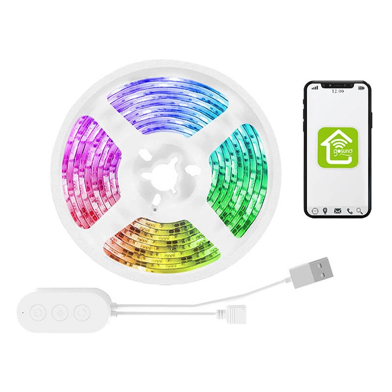 LED juostelė Gosund SL1 WiFi RGB 2,8 m – išmanus apšvietimas su Tuya