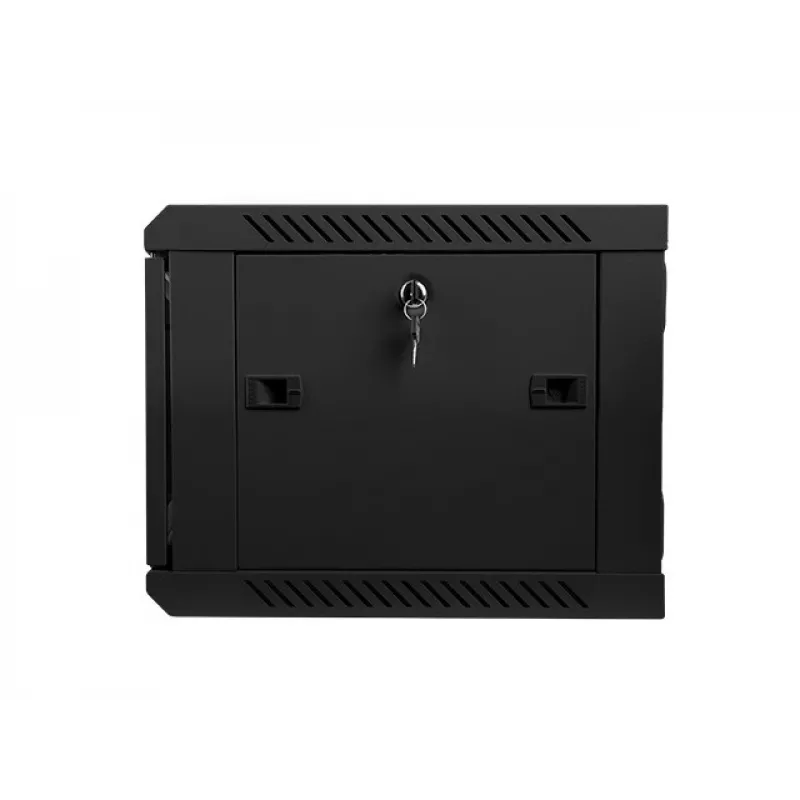 Sieninis stovas LANBERG WF01-6406-10B, 6U, 19 colių, 600×374×450 mm, juodos spalvos, 60 kg