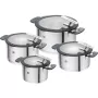 Puodų rinkinys ZWILLING SIMPLIFY 66870-004-0 Nerūdijantis plienas 4 vnt. Sidabrinis Juodas