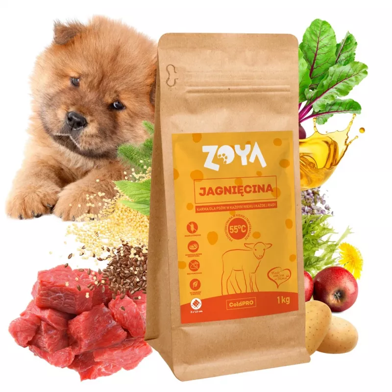 ZOYA ColdPRO Ėriena - sausas šunų ėdalas - 1kg