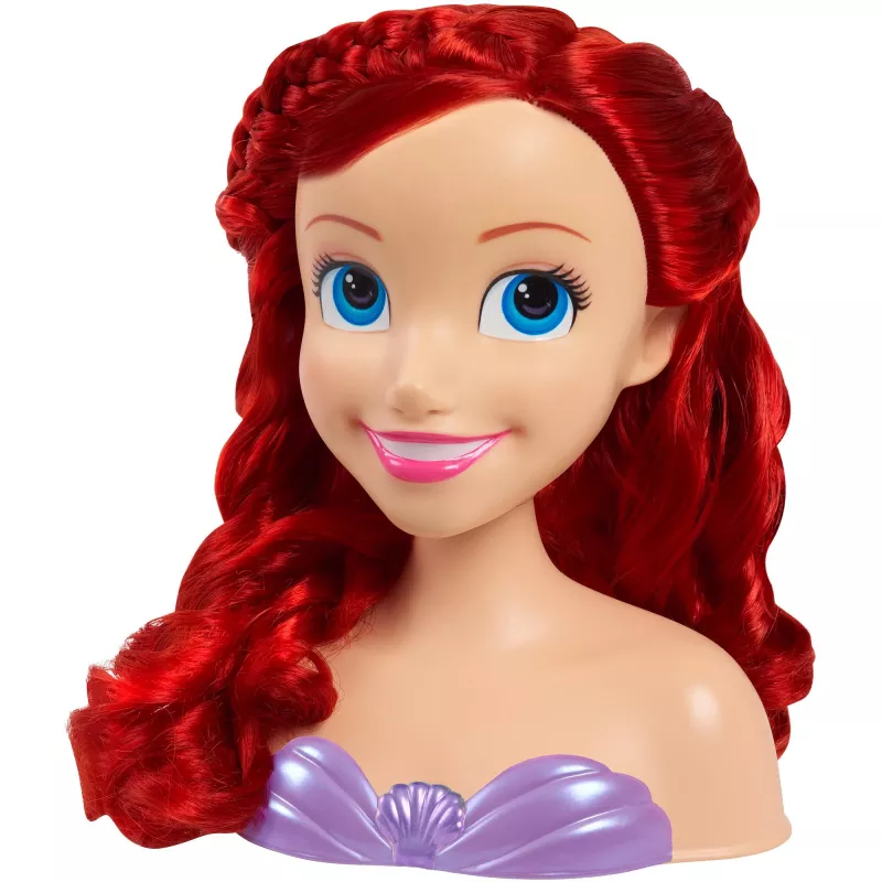Disney Princess – Ariel Stiliavimo Galva, Makiažo ir Šukavimo Galva