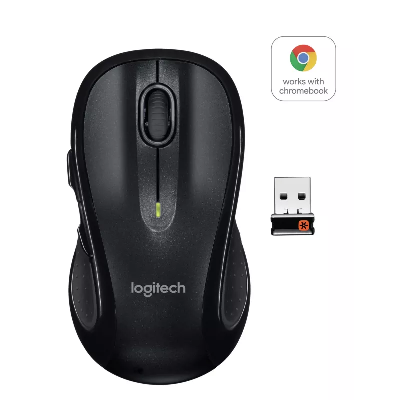 Belaidė pelė Logitech M510 (910-001826) – juoda, lazerinė