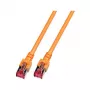 EFB-Elektronik RJ45 Patch Laidas Cat.6 S/FTP LSZH oranžinis 2m