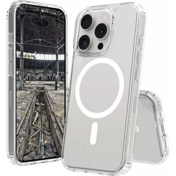 Dėklas JT BERLIN Pankow Clear MagSafe iPhone 16 Pro Skaidrus 6,3 colio