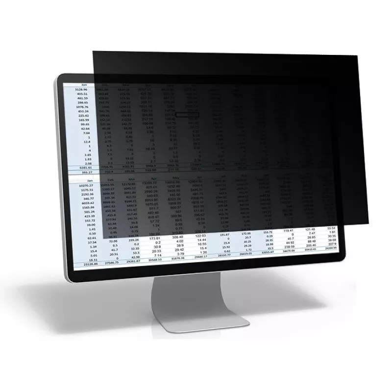 Privatumo filtras QOLTEC 51056 22 colių (55,9 cm) monitoriui, 16:10, 475×297 mm, permatomas
