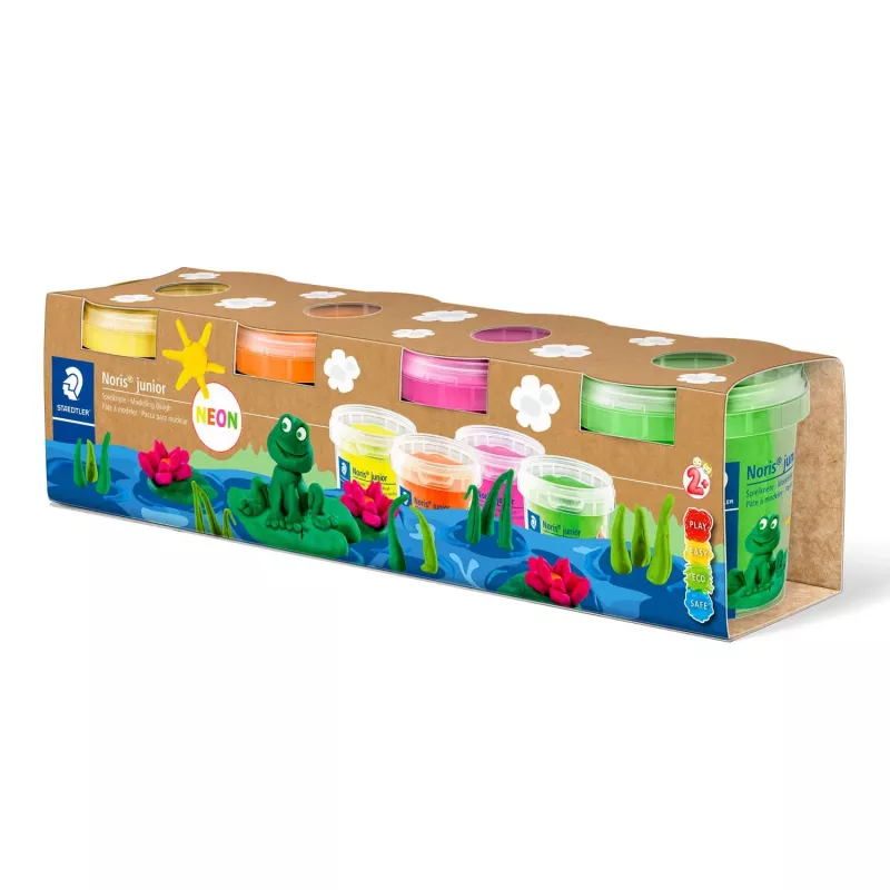 Modelinas Staedtler 813F SLE – neoninės spalvos Žalia, Oranžinė, Rožinė, Geltona, 1 vnt.