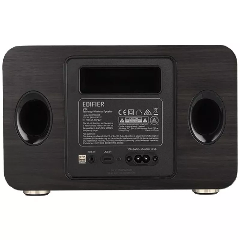 Edifier D32 belaidis stalinis garsiakalbis, 60 W, Bluetooth, Black Walnut