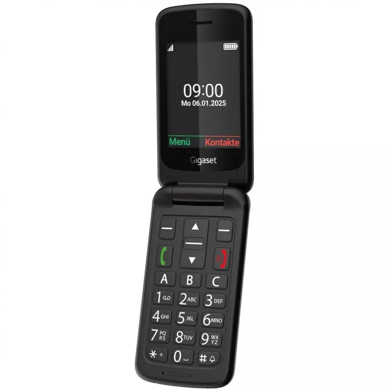 Gigaset GL595 sulankstomas telefonas 2,8 colio 0,3 MP juodas