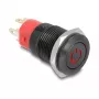 Jungiklis mygtukinis DELOCK 22013 16 mm 12 V juodas