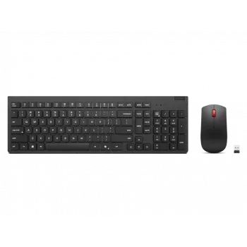 Lenovo belaidė klaviatūra ir pelė juoda