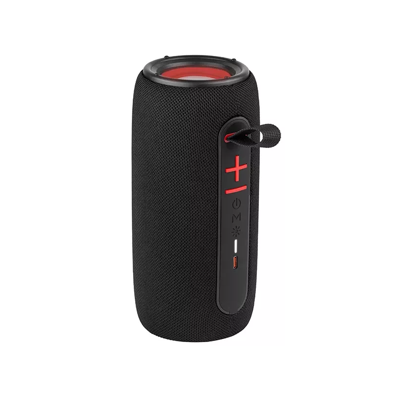 Nešiojamas stereofoninis garsiakalbis TRACER Stripe Black - 10 W RMS, Bluetooth / Laidinis, USB-A ir USB-C, MicroSD, įmontuota baterija (iki 5 h)
