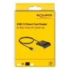 DeLOCK 91724 Juodas USB Type-A kortelių skaitytuvas
