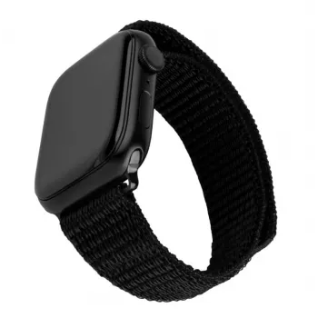 Nailono laikrodžio dirželis FIXED Sporty Strap FIXNST2-436-BK 38/40/41 mm, juodas