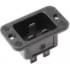 Kištukinis elektros lizdas C20 Bachmann 917.173, 250 V, 16 A, termoplastikas, juodas