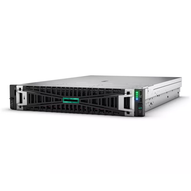 HPE ProLiant DL385 Gen11 2U stovo serveris EPYC 9115 16 branduolių 3,2 GHz 2x32 GB-R 8xSFF karštai keičiami 2x480 GB SSD MR408i-o 2x1000 W serveris (P81843-425)