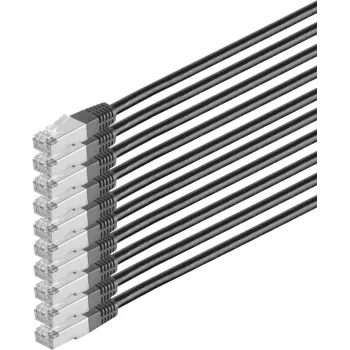 Tinklo kabelis ShiverPeaks Cat6 S/FTP 0,25 m (75711-H0.25S-SET10)