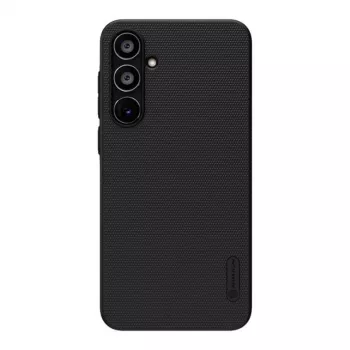 Apsauginis dėklas telefonui Nillkin Super Frosted Shield Pro, skirtas Samsung Galaxy A35 – juodas, plonas, užtikrina galinės dalies ir šonų apsaugą, tikslūs išpjovimai