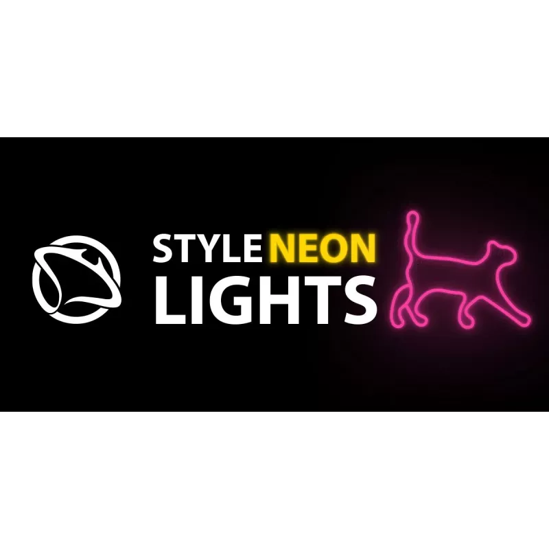 Dekoratyvinė neoninė LED lemputė MANTA SNL70PK Style Neon Lights CAT 2 Rožinė
