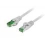 Patchcord Cat.7 S/FTP LSZH CU 1m pilkas (Fluke passed)
