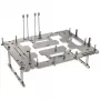 Atviras testinis stovas Streacom BC1 V2 – benchtable korpusas, titano spalva