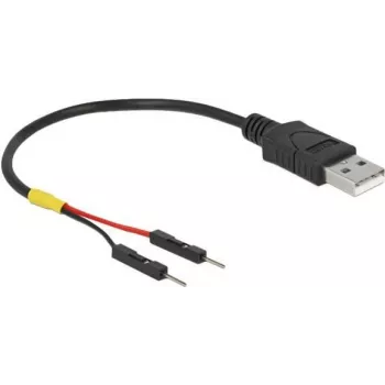 USB laidas DeLOCK 85400 0,1 m USB A juodas