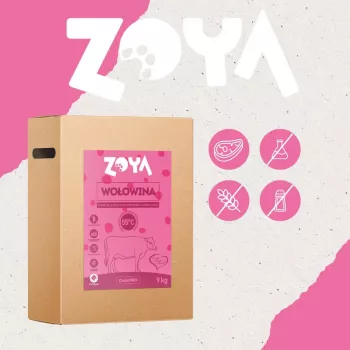 Sausas šunų maistas ZOYA ColdPRO Jautiena 9 kg – pilnavertis suaugusių šunų ėdalas
