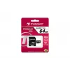 Flash atminties kortelė Transcend 64GB MicroSDXC Class 10 su adapteriu
