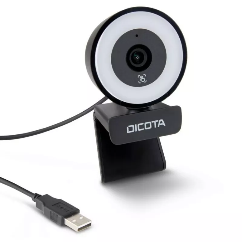 Internetinė kamera DICOTA D32066 5 MP 2592 x 1944 pikseliai USB 2.0 Juoda